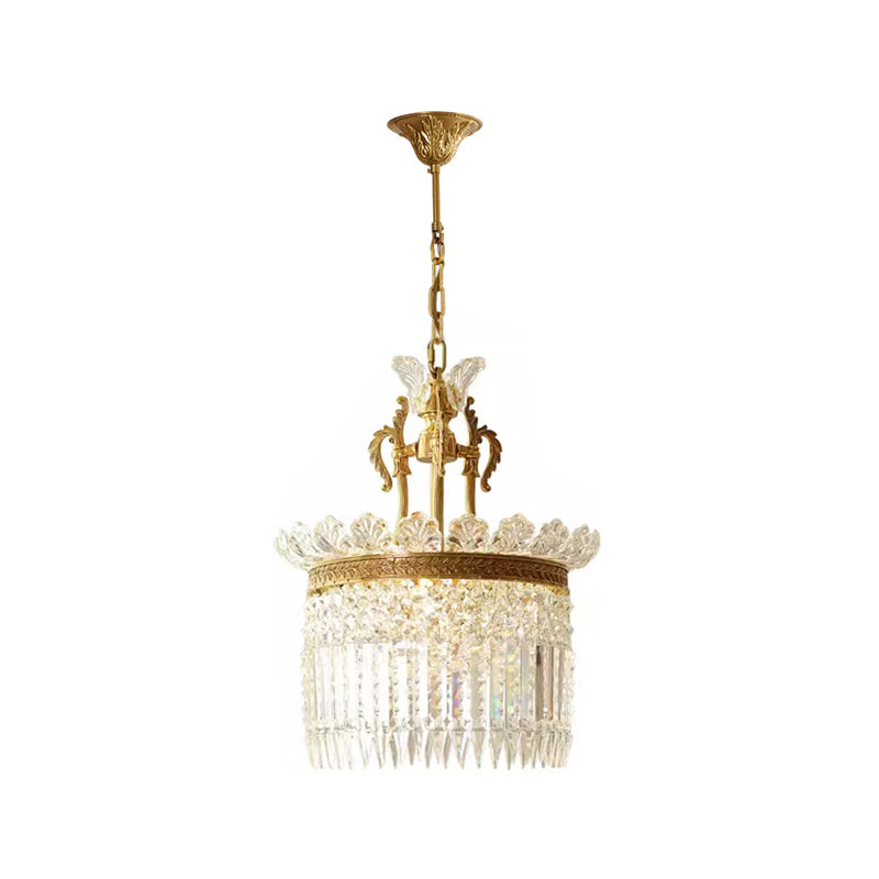 Xelra Chandelier Brass & Crystal - Neutralighting