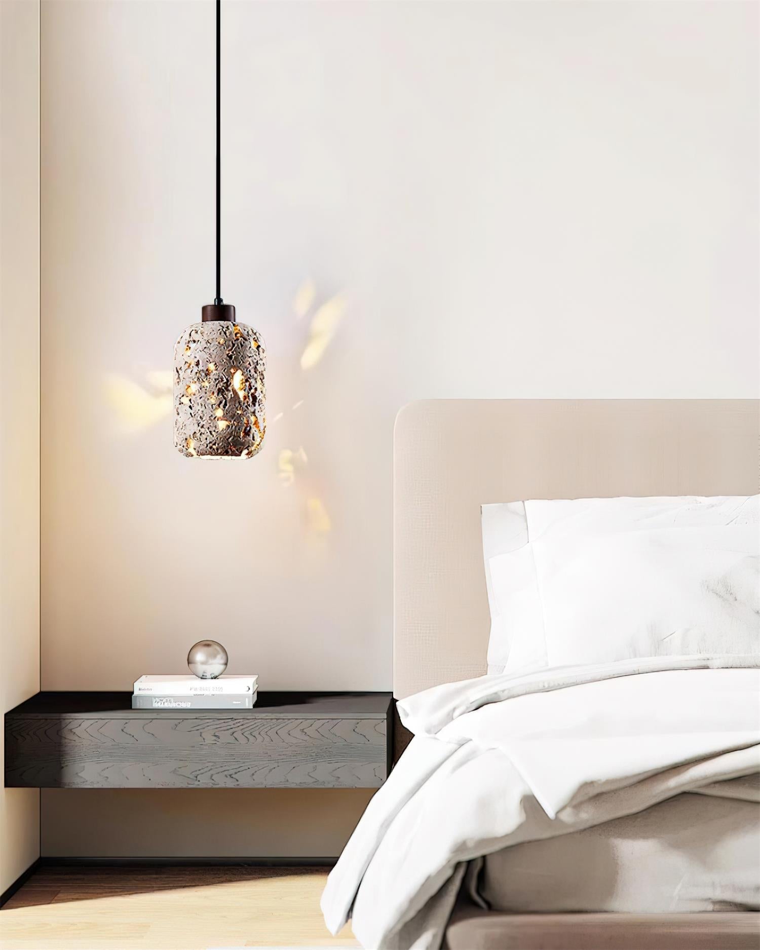 Eryno Concrete Travertine Pendant Light