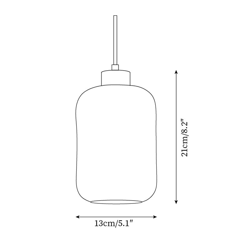 Eryno Concrete Travertine Pendant Light
