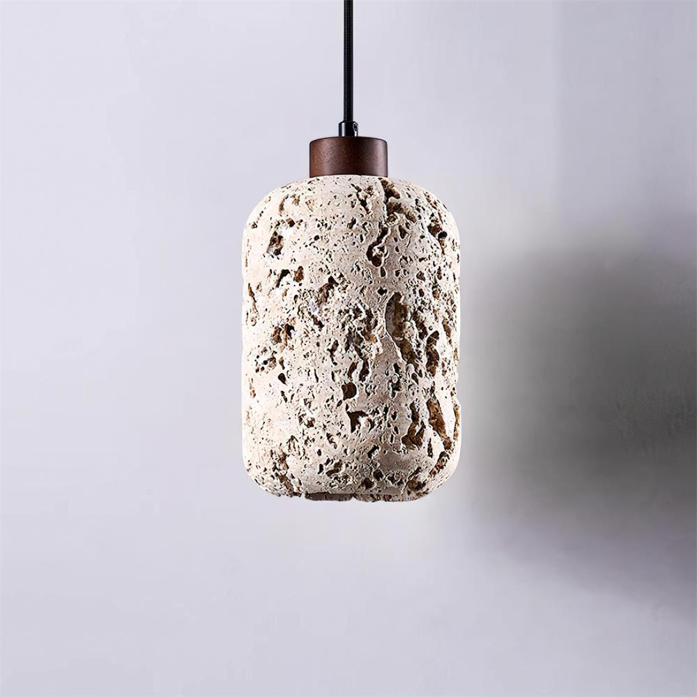 Eryno Concrete Travertine Pendant Light