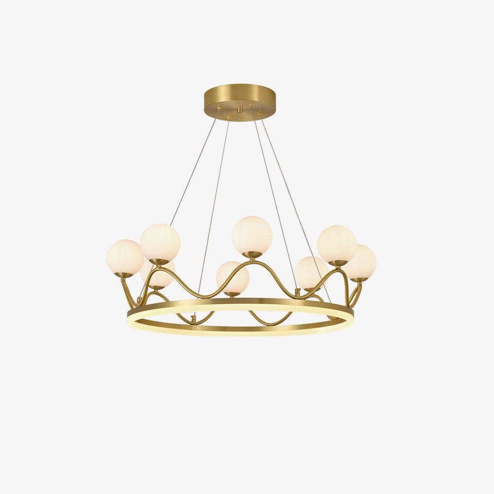 Clara Luxury Glass Chandelier-Neutral Decor