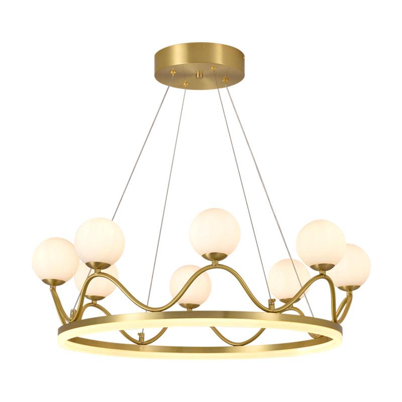Clara Luxury Glass Chandelier-Neutral Decor