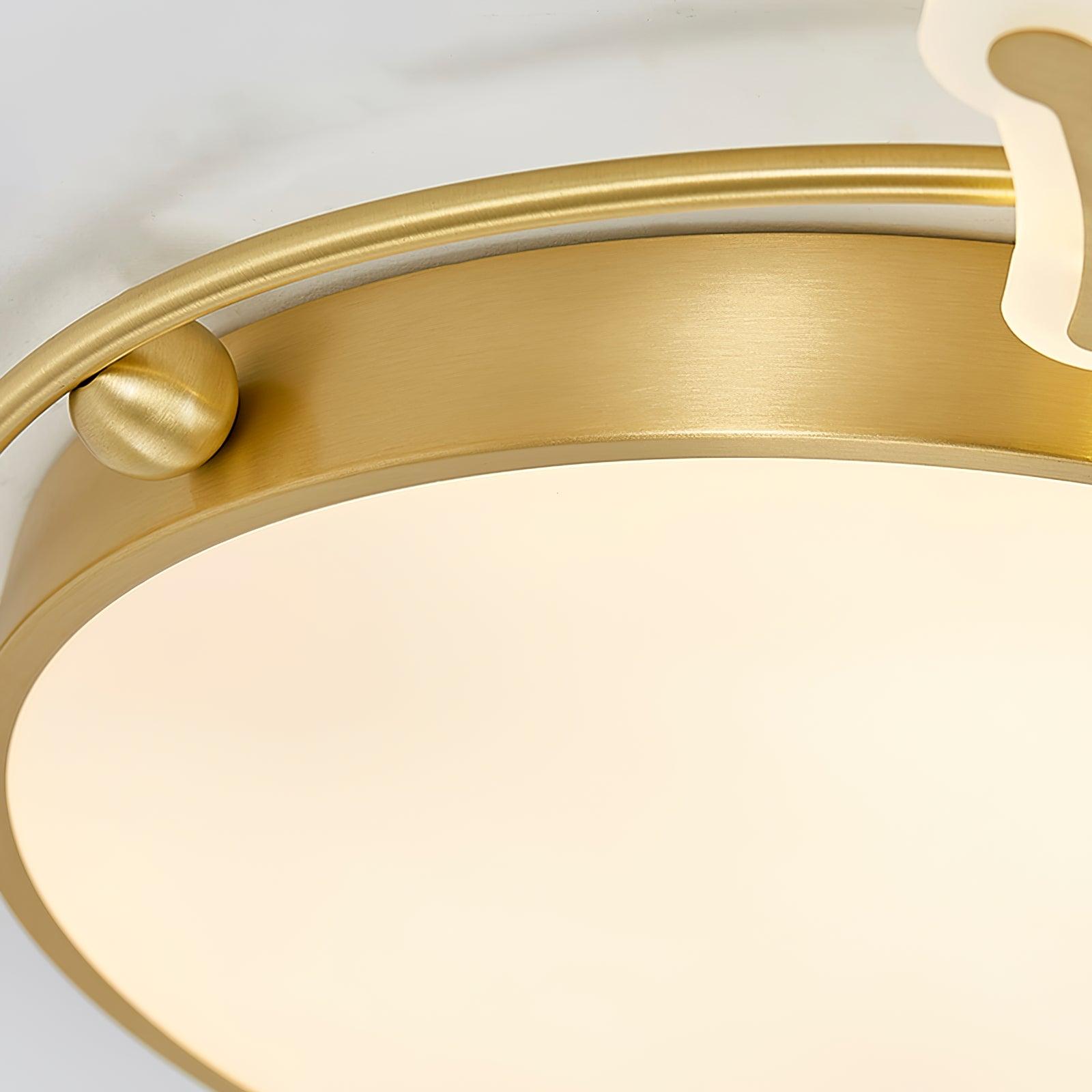 Aloror Classic Art Crown Ceiling Light-Neutral Decor