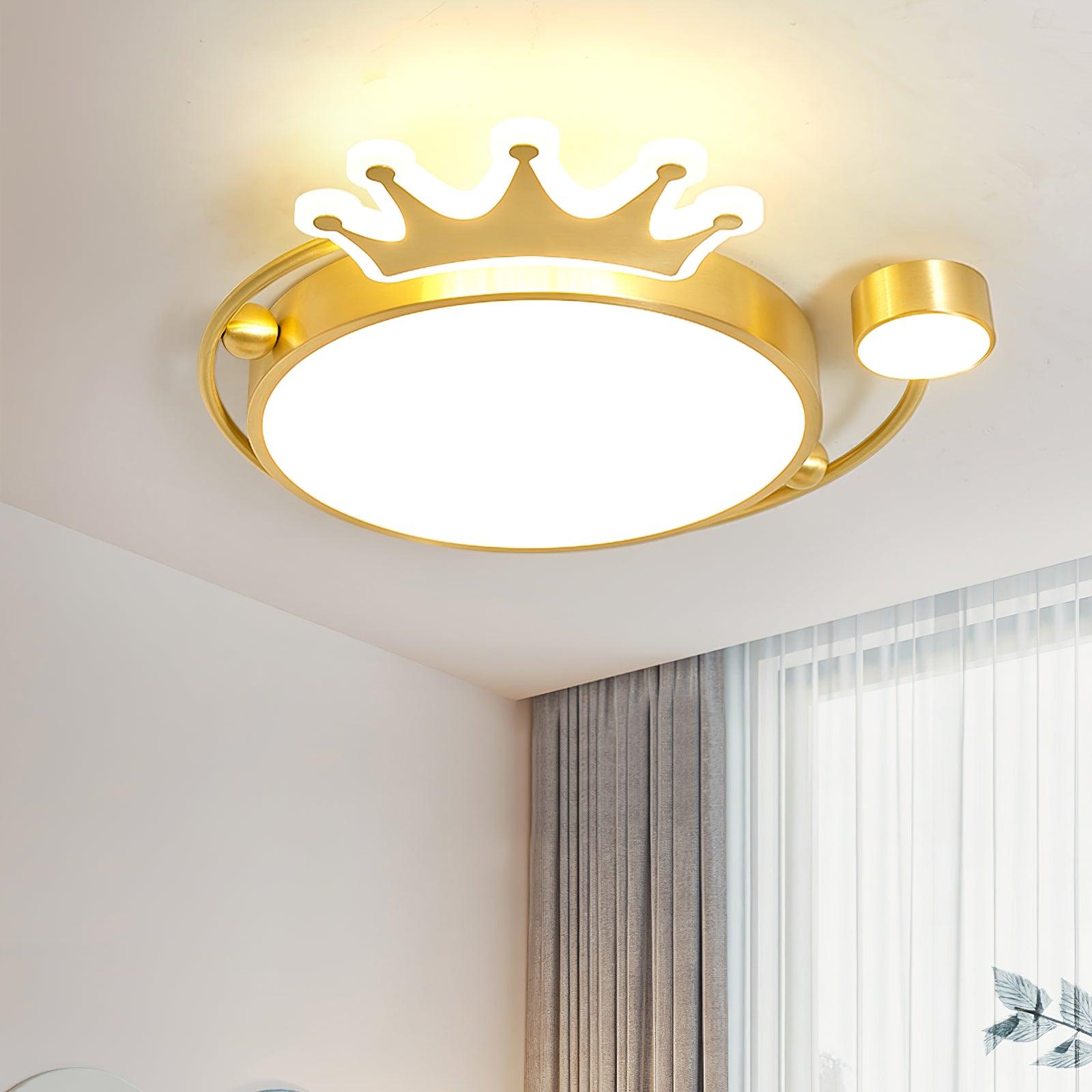 Aloror Classic Art Crown Ceiling Light-Neutral Decor