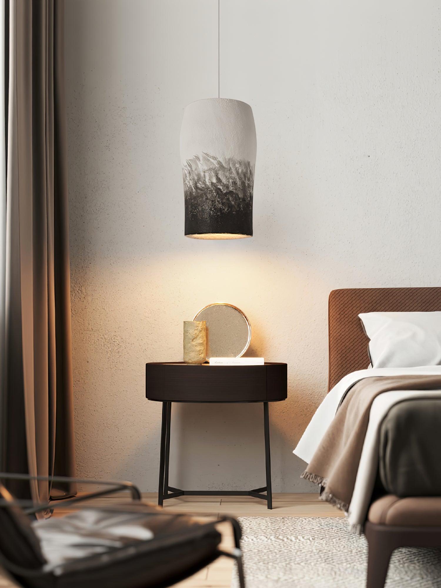 Ceraeion Modern Minimalist Crust Thin Pendant Lamp-Neutral Decor
