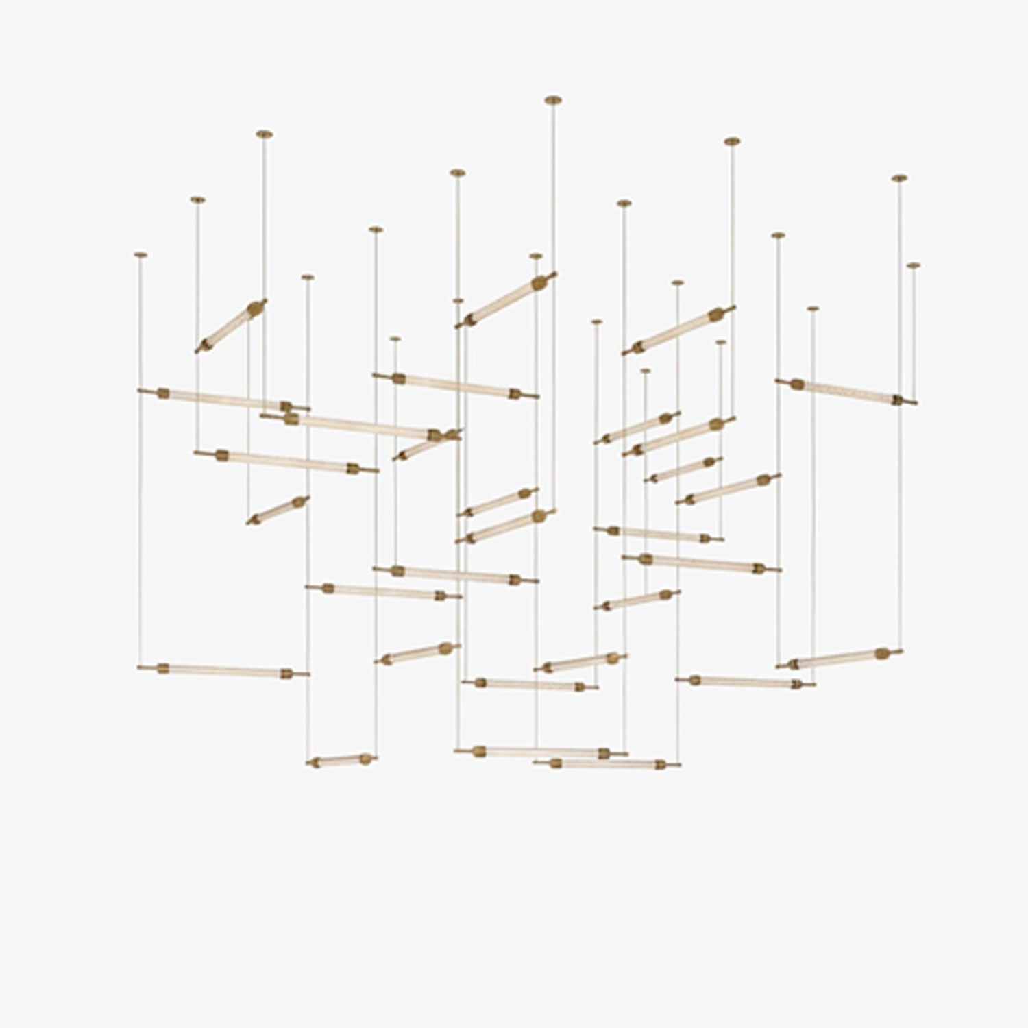 Crystal Grid Customize Chandelier-Neutral Decor