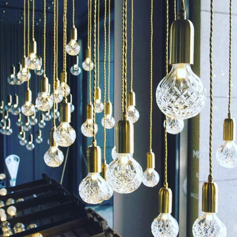 Vireo Crystal Bulb Pendant Lamp-Neutral Decor