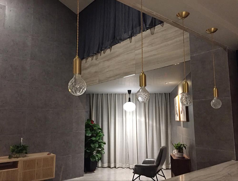 Vireo Crystal Bulb Pendant Lamp-Neutral Decor