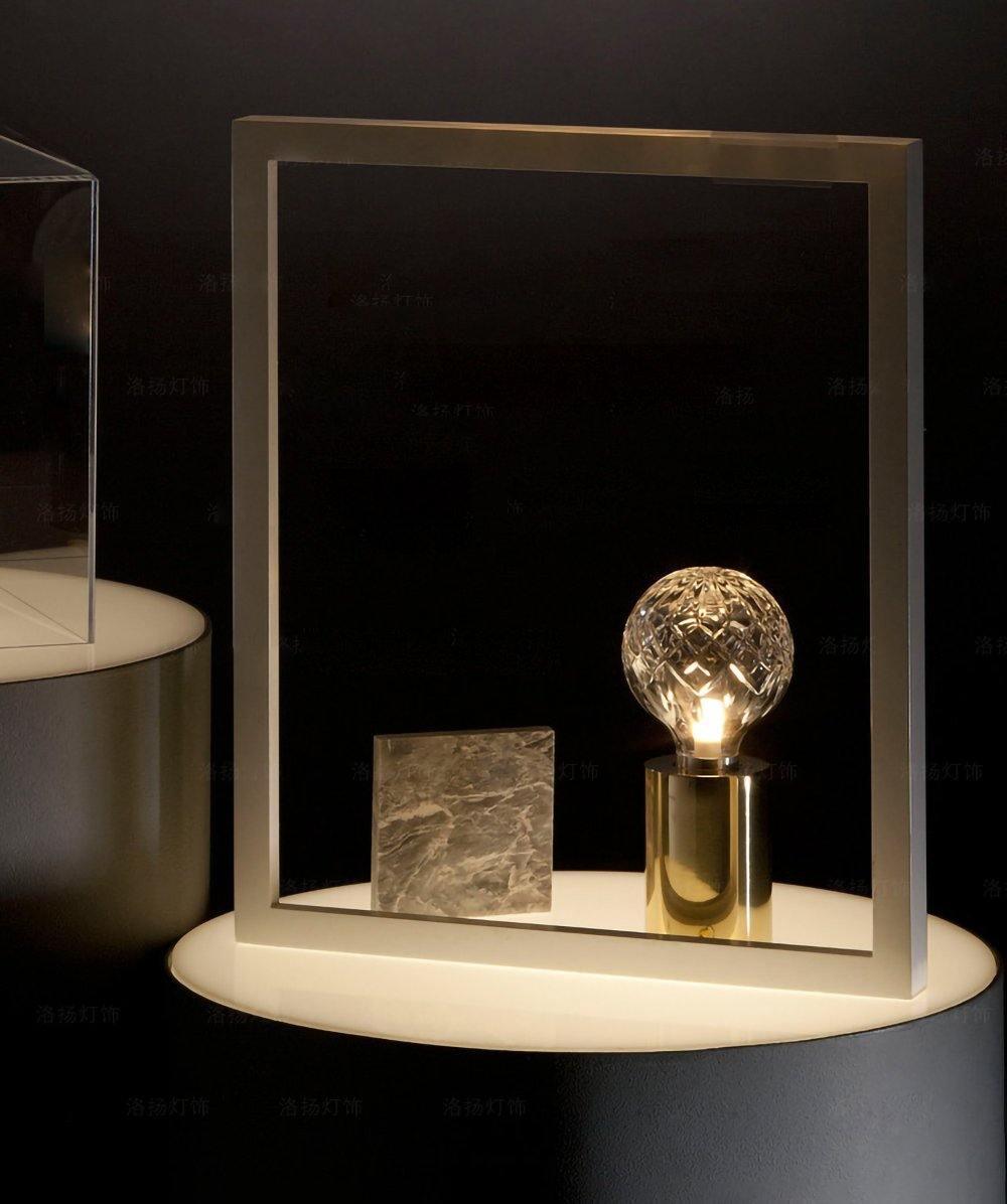 Lyrician Brass Glass Industrial Table Lamp-Neutral Decor