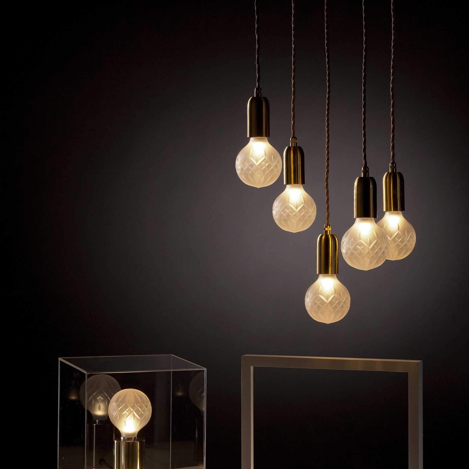 Vireo Crystal Bulb Pendant Lamp-Neutral Decor