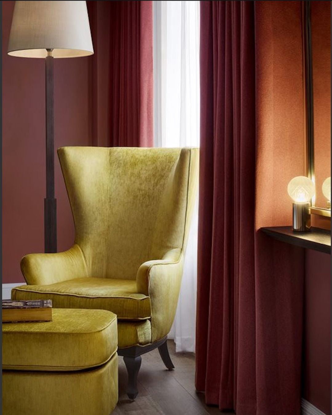 Lyrician Brass Glass Industrial Table Lamp-Neutral Decor