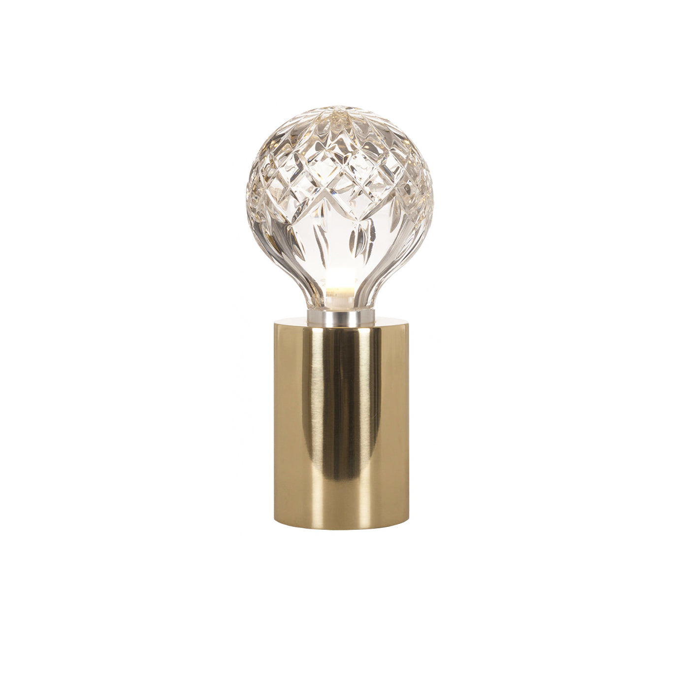 Lyrician Brass Glass Industrial Table Lamp-Neutral Decor