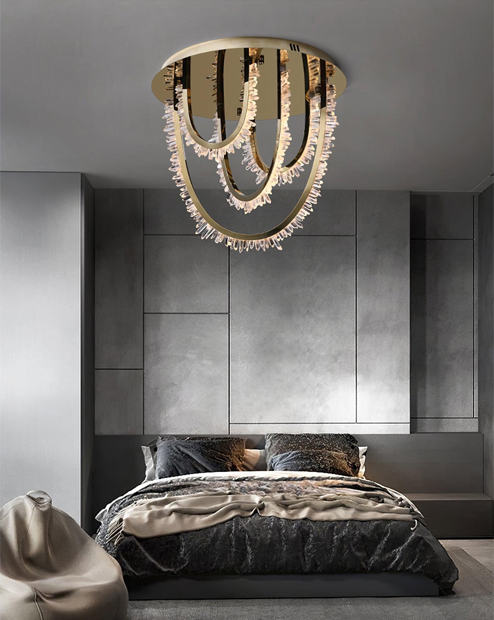 Crystal Individual Creativity Corde Crystal Ceiling Light-Neutral Decor