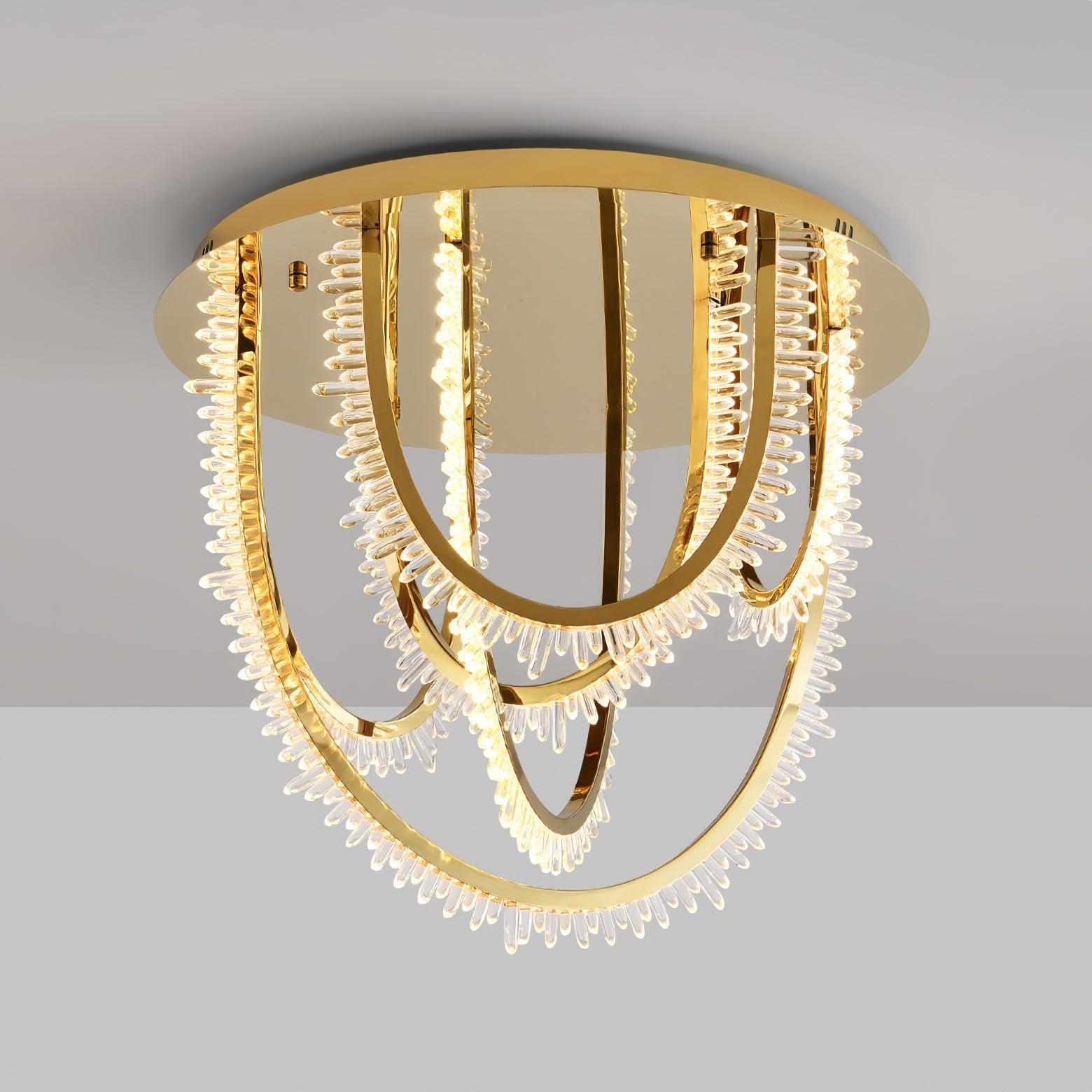 Crystal Individual Creativity Corde Crystal Ceiling Light-Neutral Decor
