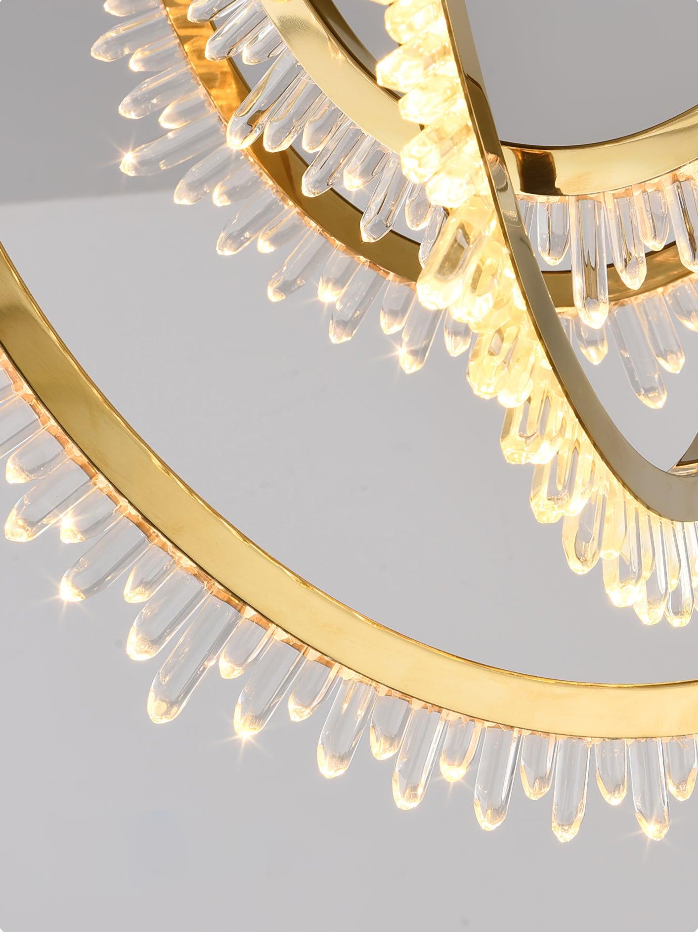 Crystal Individual Creativity Corde Crystal Ceiling Light-Neutral Decor