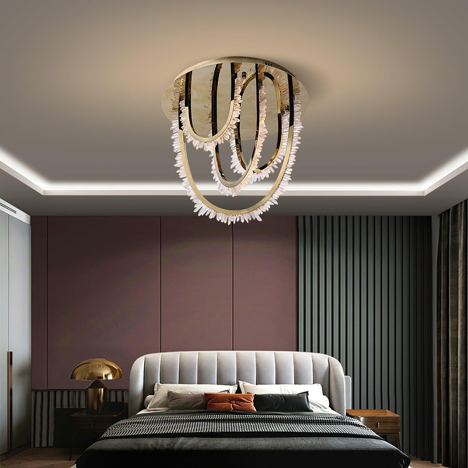Crystal Individual Creativity Corde Crystal Ceiling Light-Neutral Decor