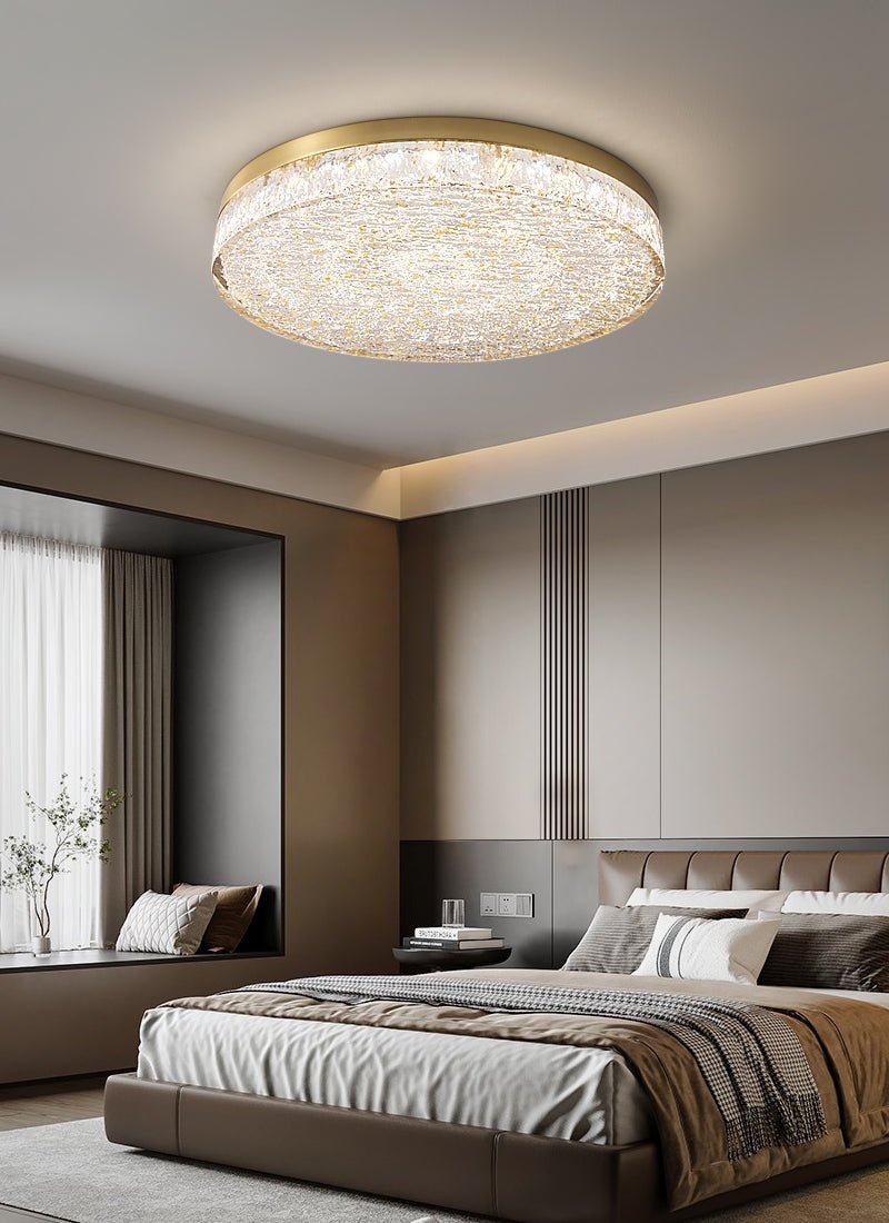 Draven Postmodern Luxury Core Crystal Resin Ceiling Lamp-Neutral Decor