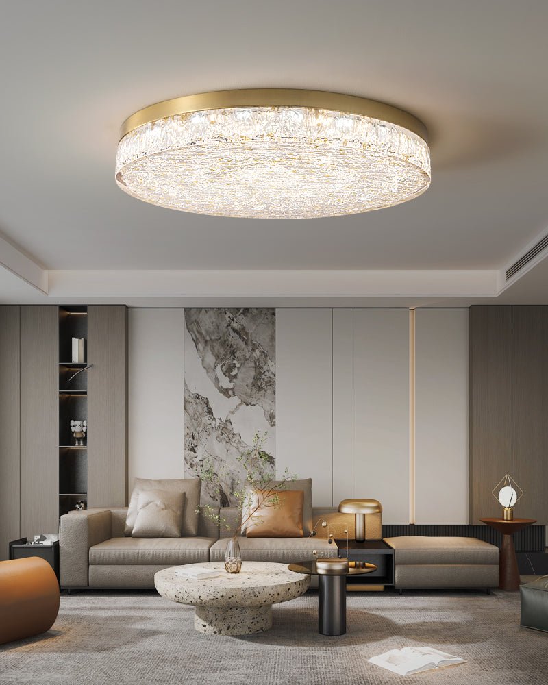 Draven Postmodern Luxury Core Crystal Resin Ceiling Lamp-Neutral Decor