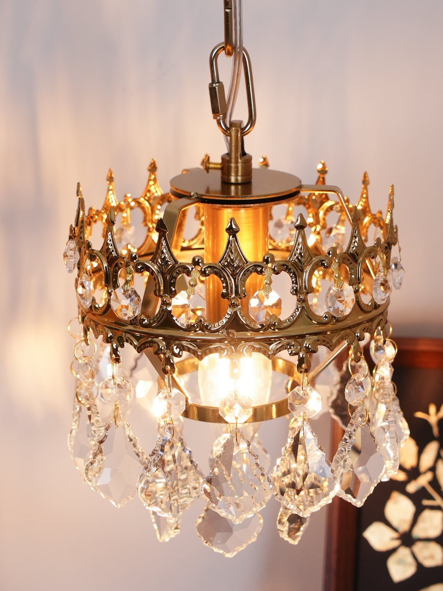 Ivmarila Nordic Art Crown Crystal Sconce Wall lamp-Neutral Decor