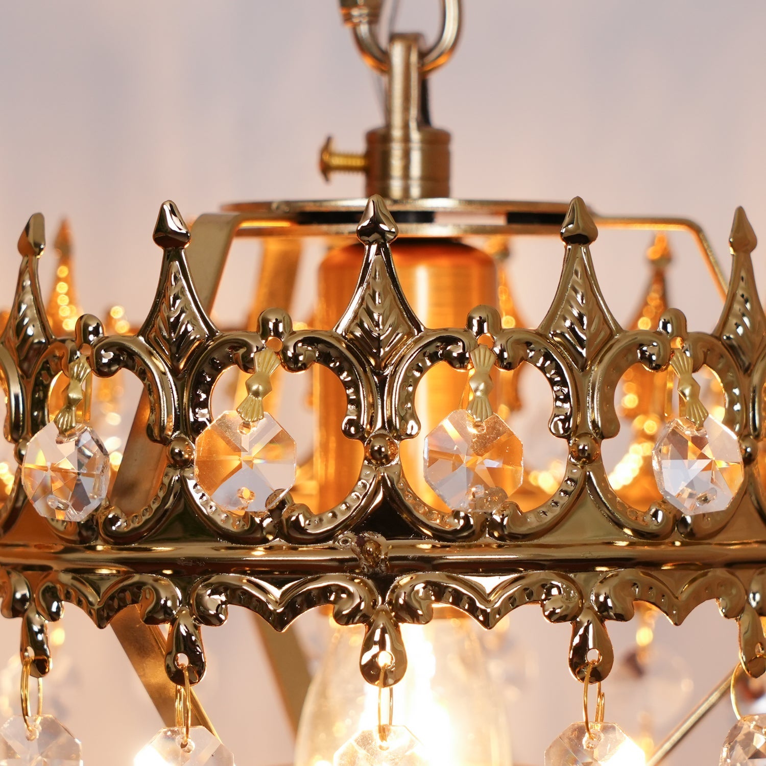 Ivmarila Nordic Art Crown Crystal Sconce Wall lamp-Neutral Decor