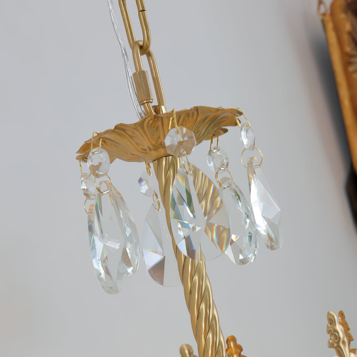 Crystal Crown Wall Light-Neutral Decor