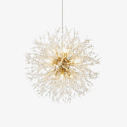 Haze Chandelier Crystal Dandelion with Crystals-Neutral Decor