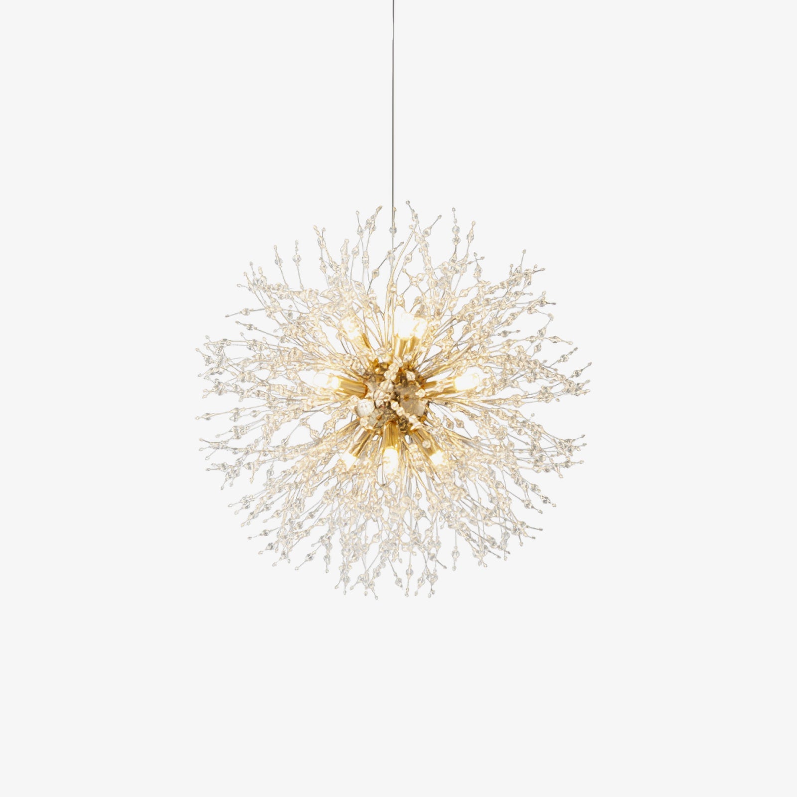 Haze Chandelier Crystal Dandelion with Crystals-Neutral Decor