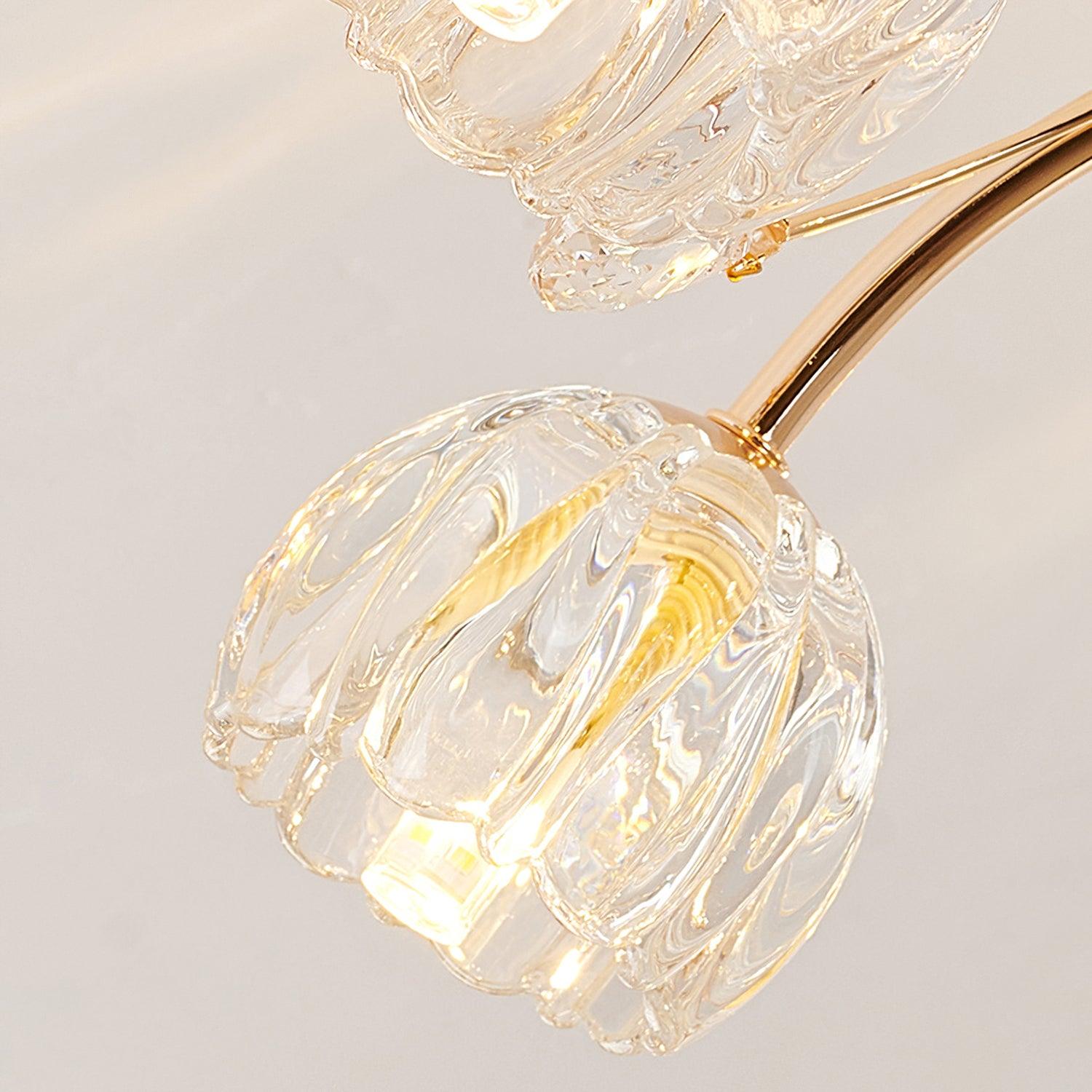 Fioris Postmodern Luxury Flower Crystal Ceiling Light-Neutral Decor