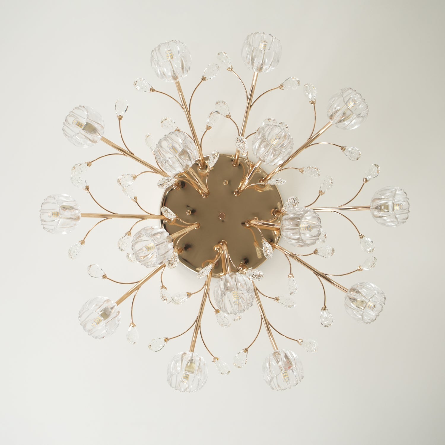 Fioris Postmodern Luxury Flower Crystal Ceiling Light-Neutral Decor