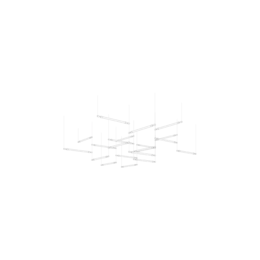 Crystal Grid Customize Chandelier-Neutral Decor