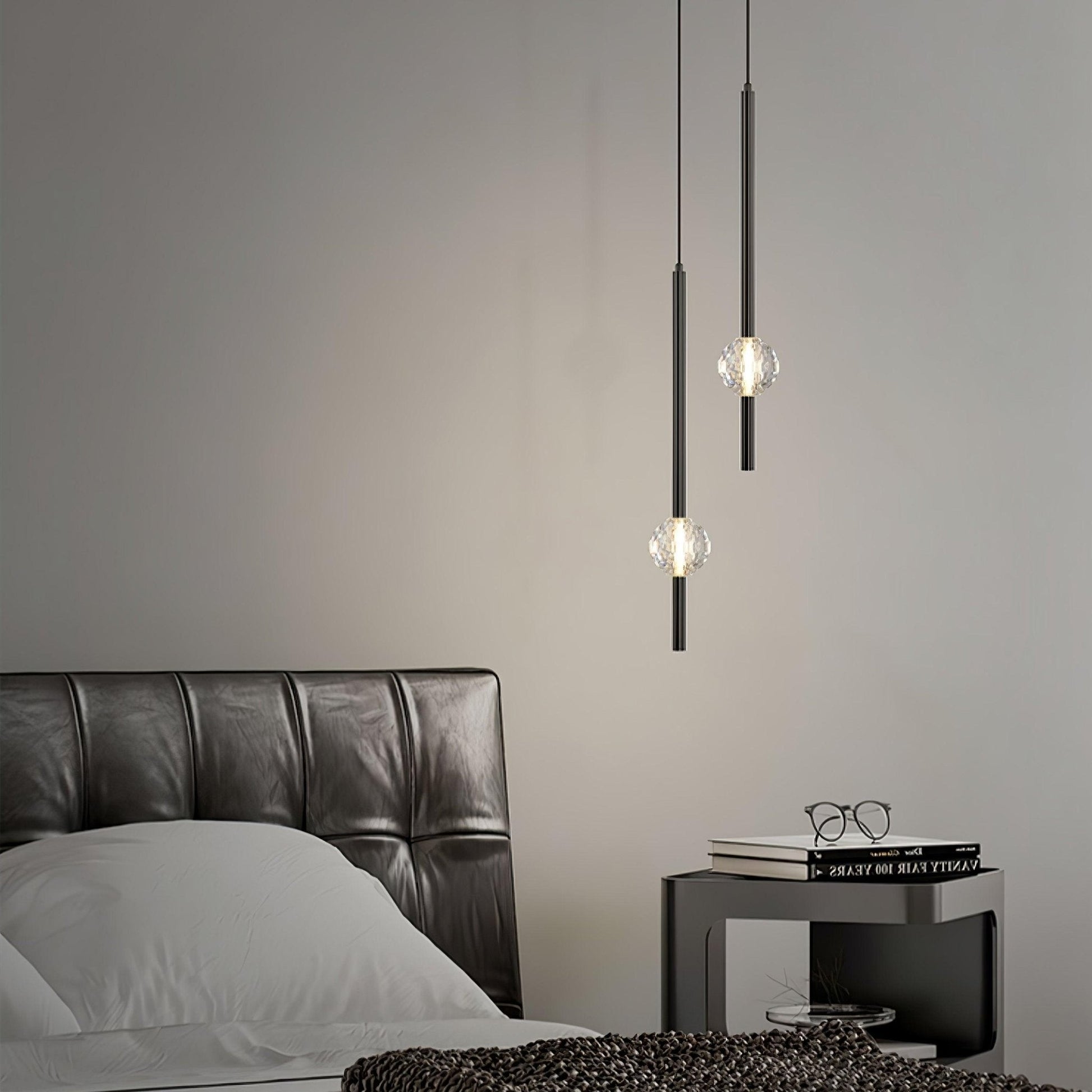 Ririxy Crystal LED Pendant Lamp-Neutral Decor