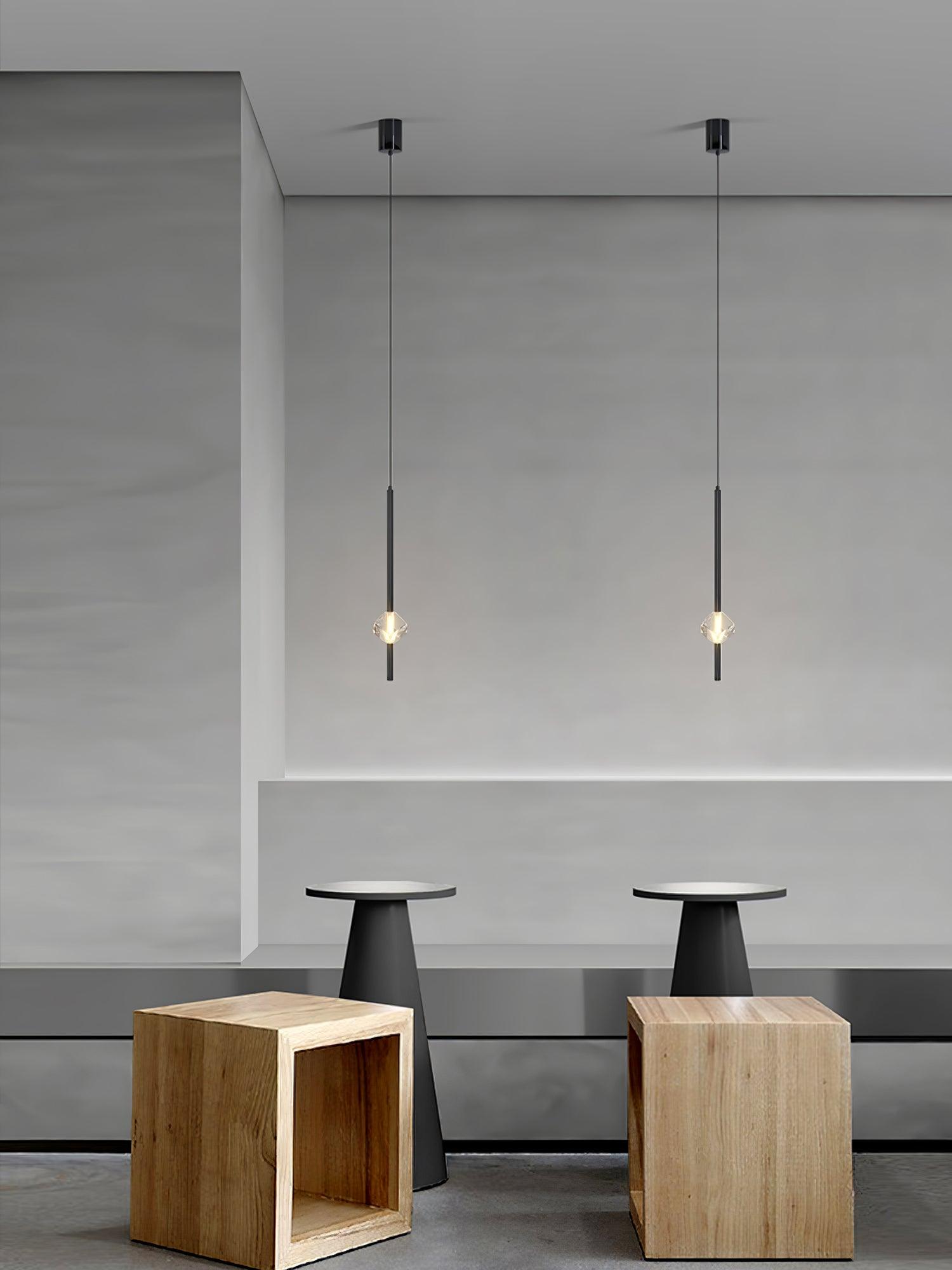 Ririxy Crystal LED Pendant Lamp-Neutral Decor