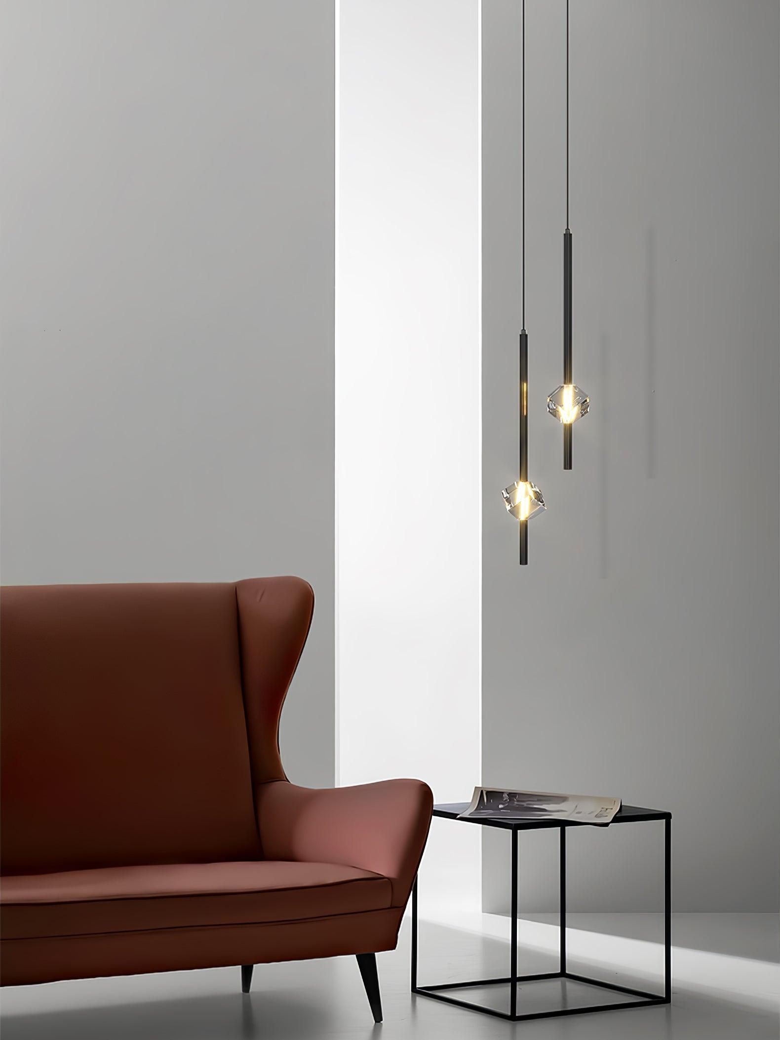 Ririxy Crystal LED Pendant Lamp-Neutral Decor