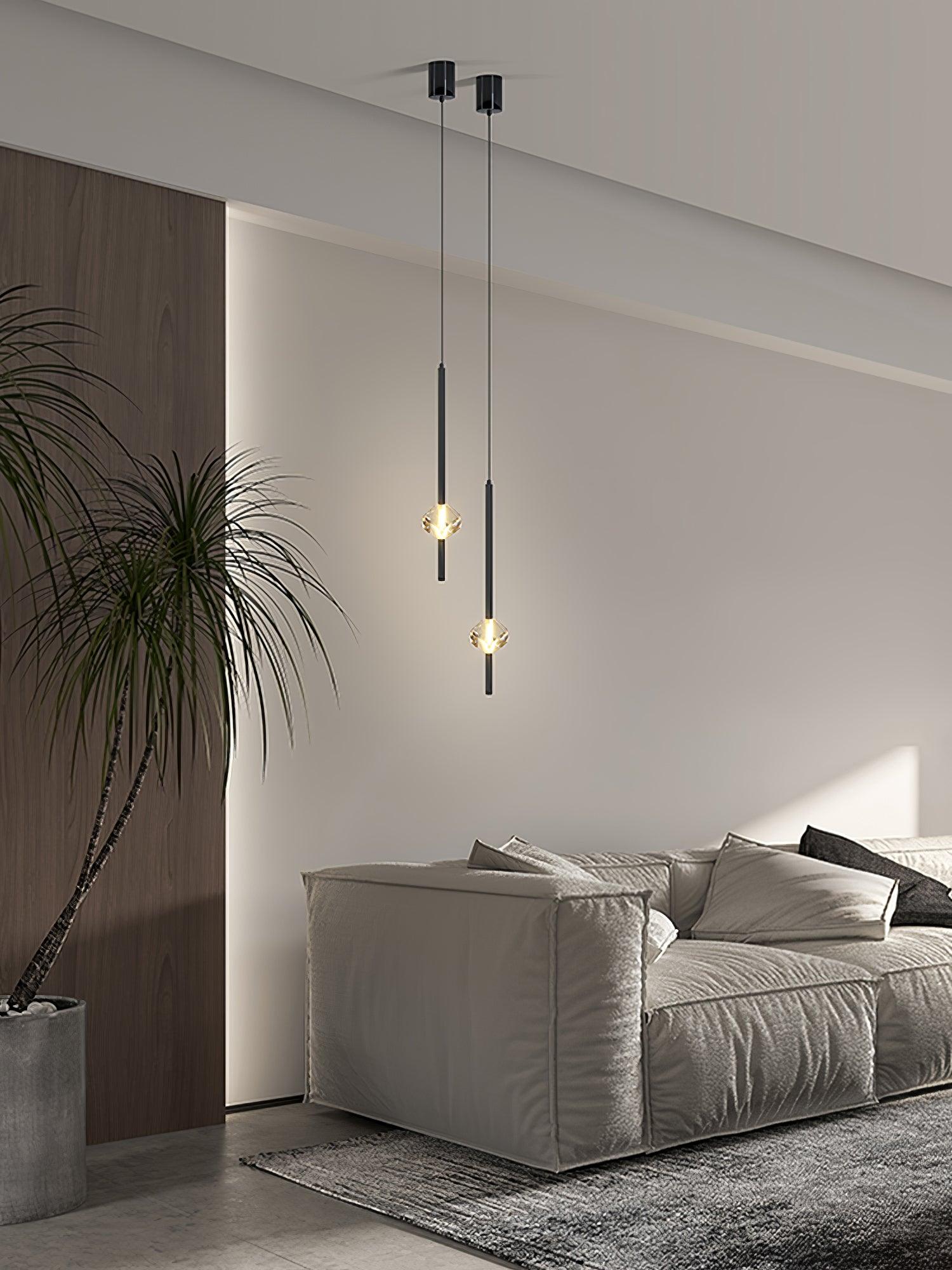 Ririxy Crystal LED Pendant Lamp-Neutral Decor