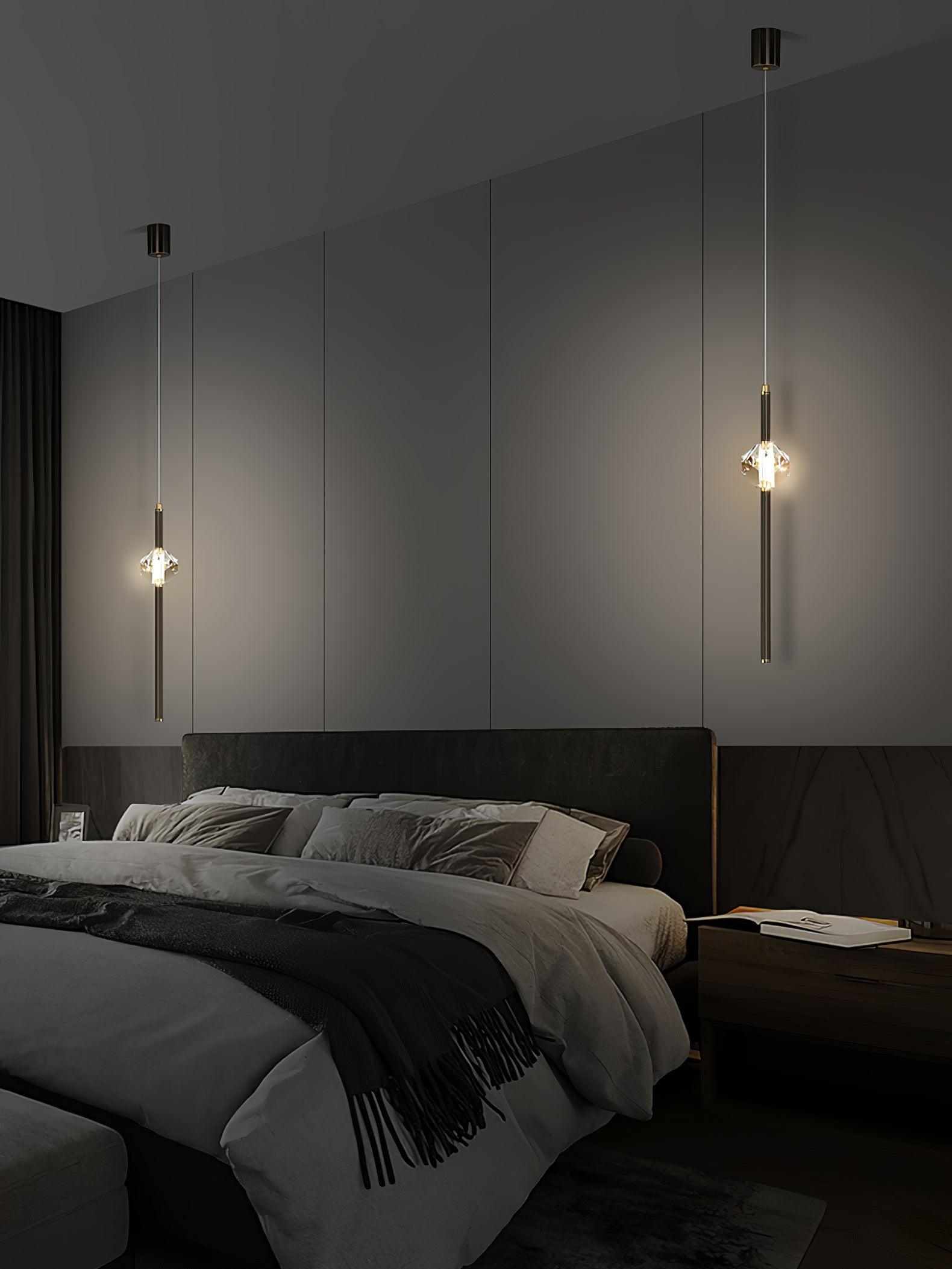 Ririxy Crystal LED Pendant Lamp-Neutral Decor