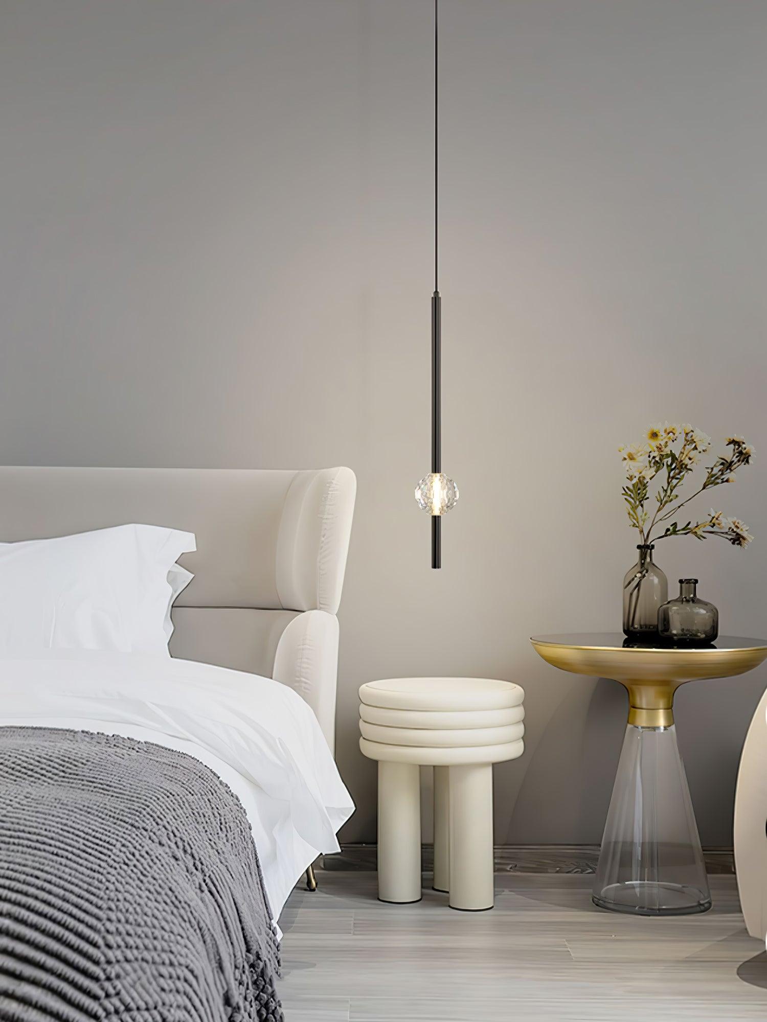 Ririxy Crystal LED Pendant Lamp-Neutral Decor