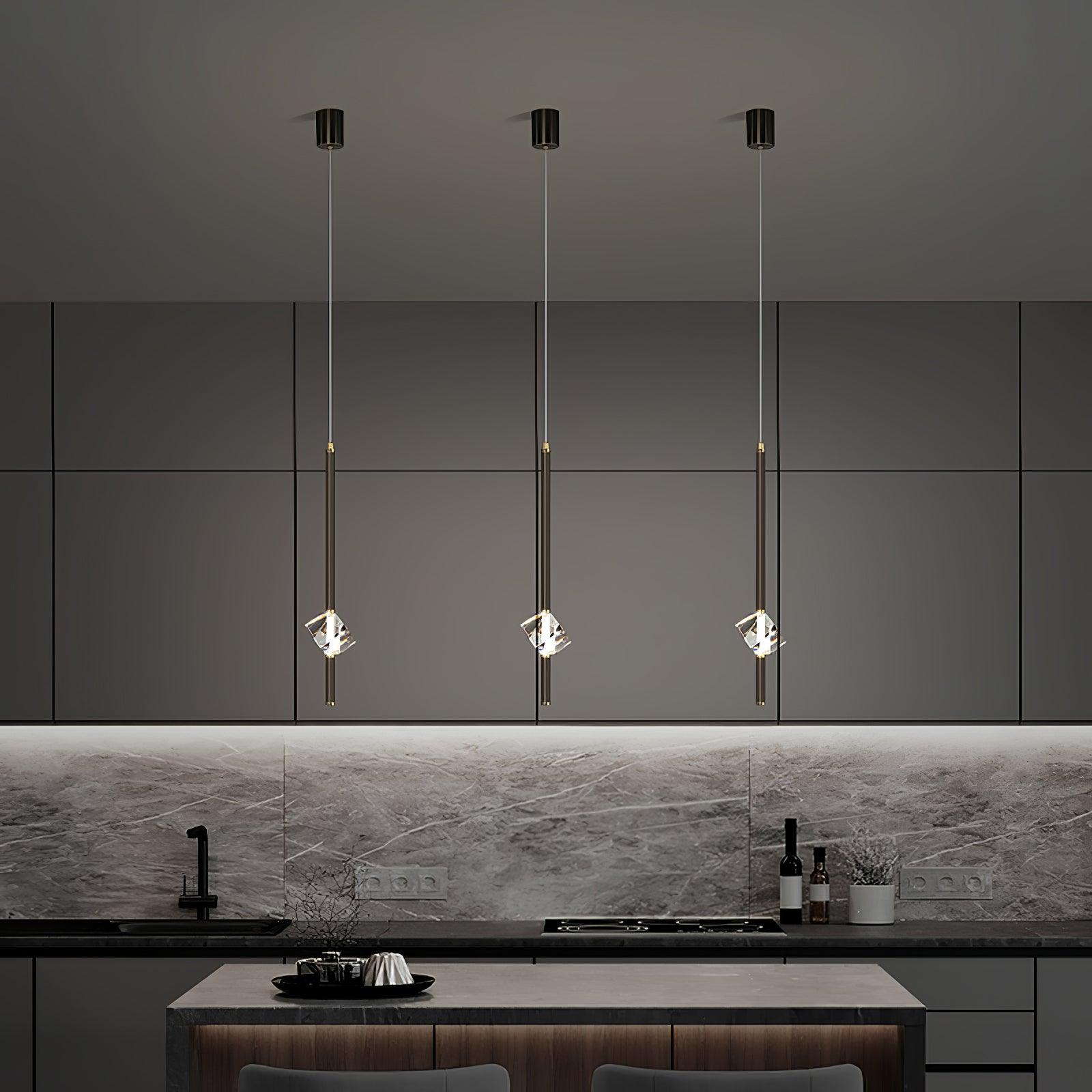 Ririxy Crystal LED Pendant Lamp-Neutral Decor