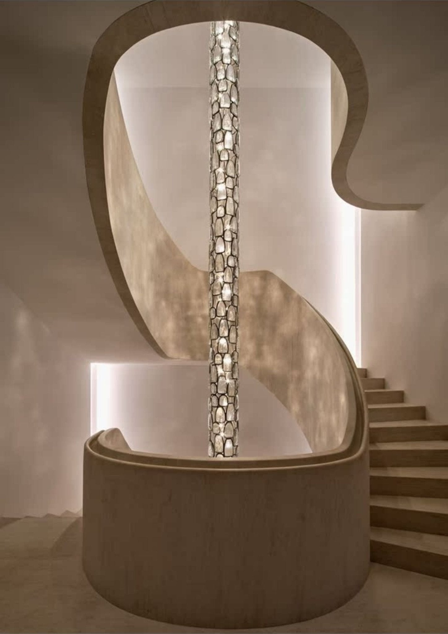 Crystal Mosaic Chandelier-Neutral Decor