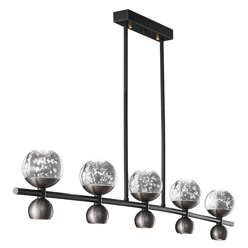 Lumiryn Orbital Glass Globe Chandelier-Neutral Decor