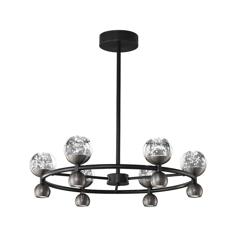 Lumiryn Orbital Glass Globe Chandelier-Neutral Decor