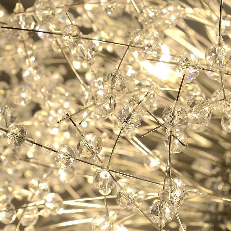 Cir Chandelier Brass Linear Crystal Branch-Neutral Decor