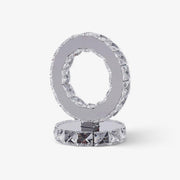 Ivor Crystal Rings Table Lamp-Neutral Decor
