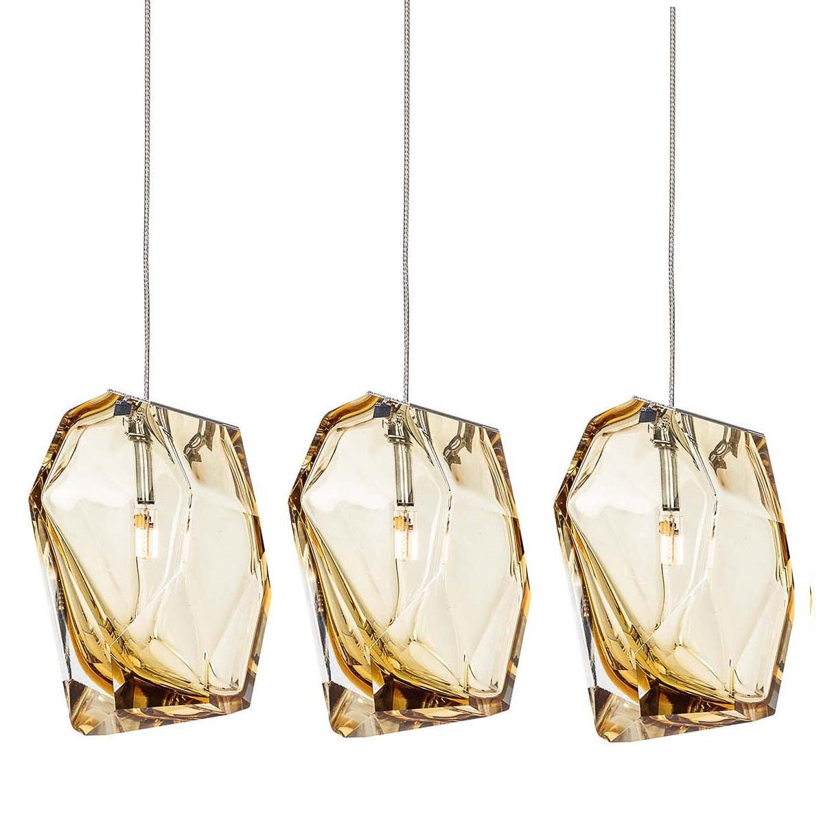 Crystal Rock Cluster Pendant Light-Neutral Decor