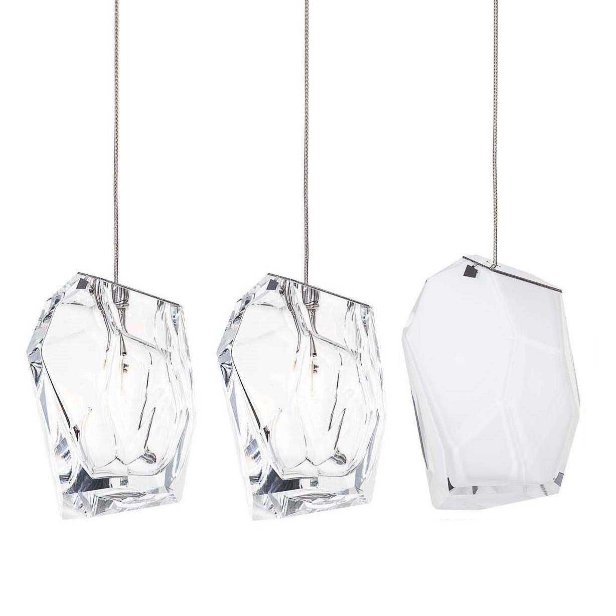 Crystal Rock Cluster Pendant Light-Neutral Decor
