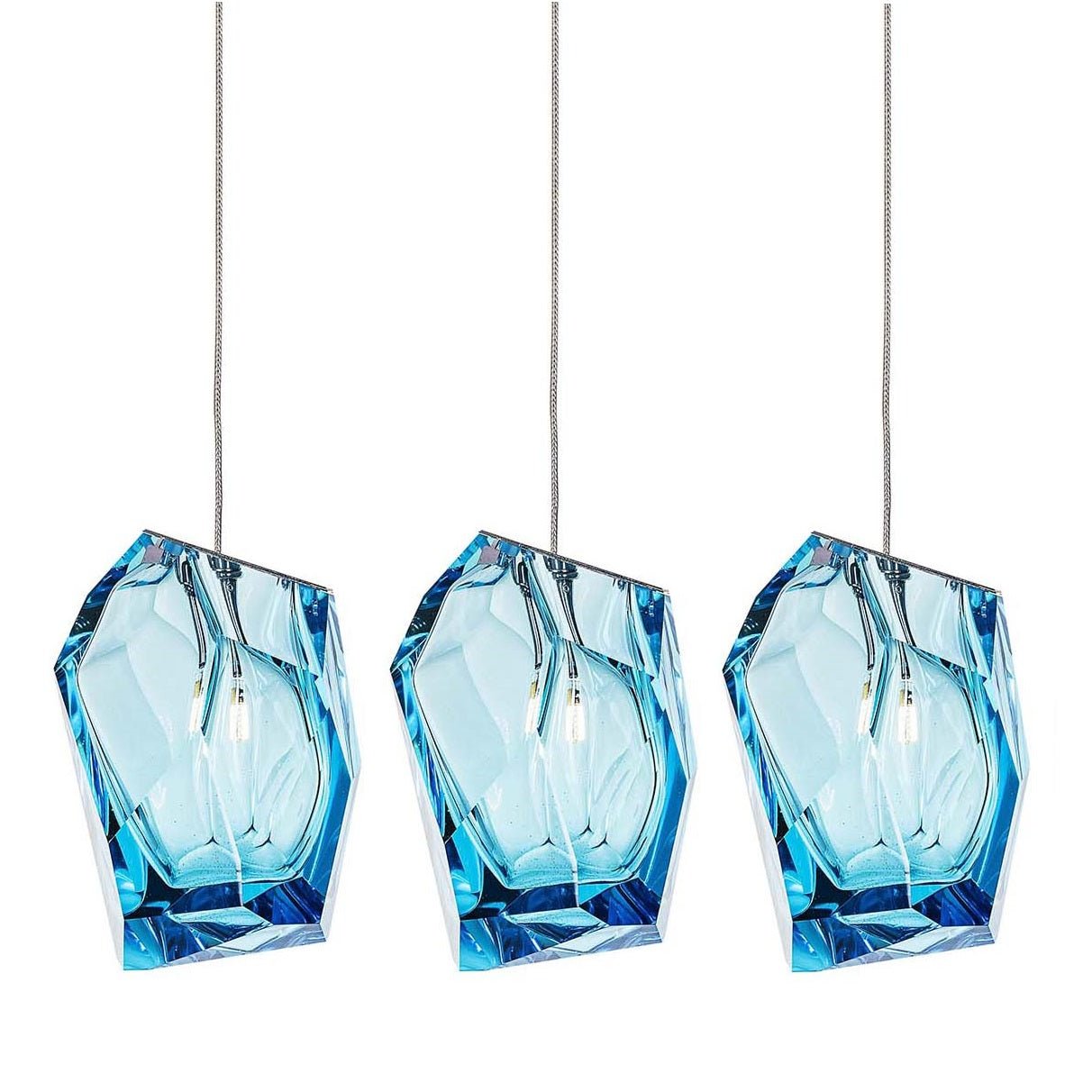 Crystal Rock Cluster Pendant Light-Neutral Decor