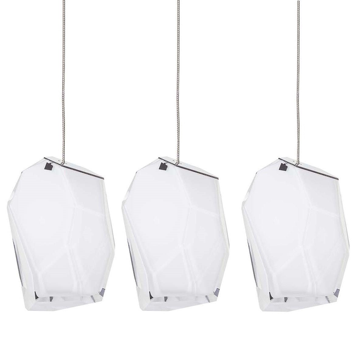 Crystal Rock Cluster Pendant Light-Neutral Decor