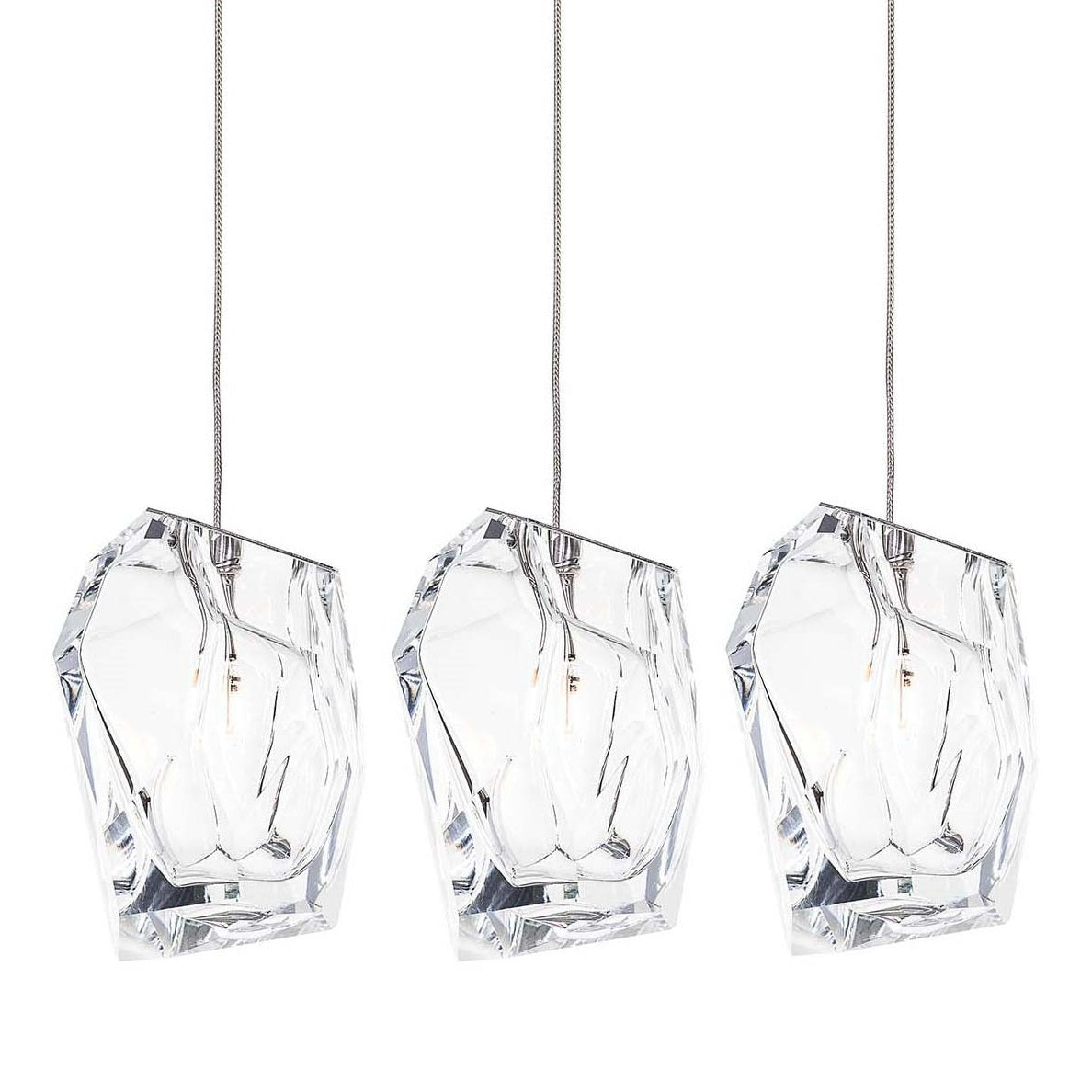 Crystal Rock Cluster Pendant Light-Neutral Decor
