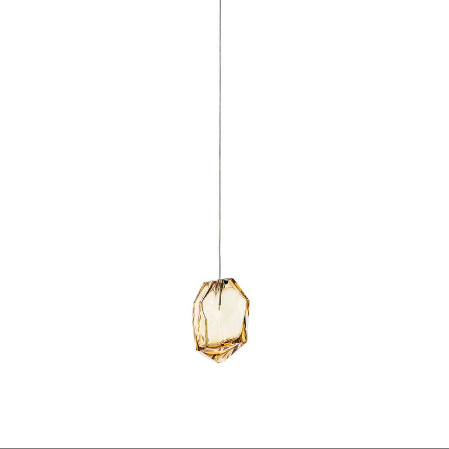 Crystal Rock Cluster Pendant Light-Neutral Decor