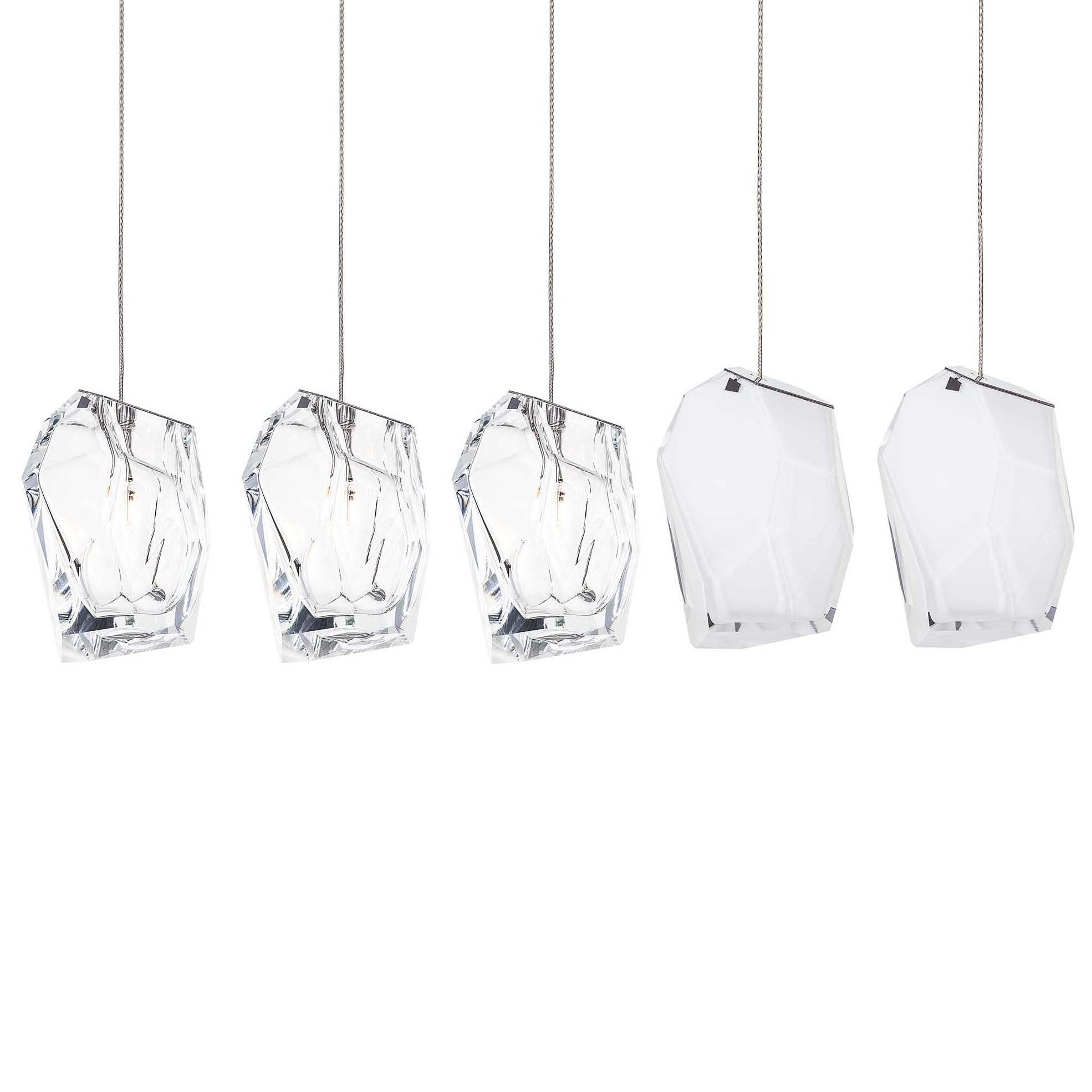 Crystal Rock Cluster Pendant Light-Neutral Decor
