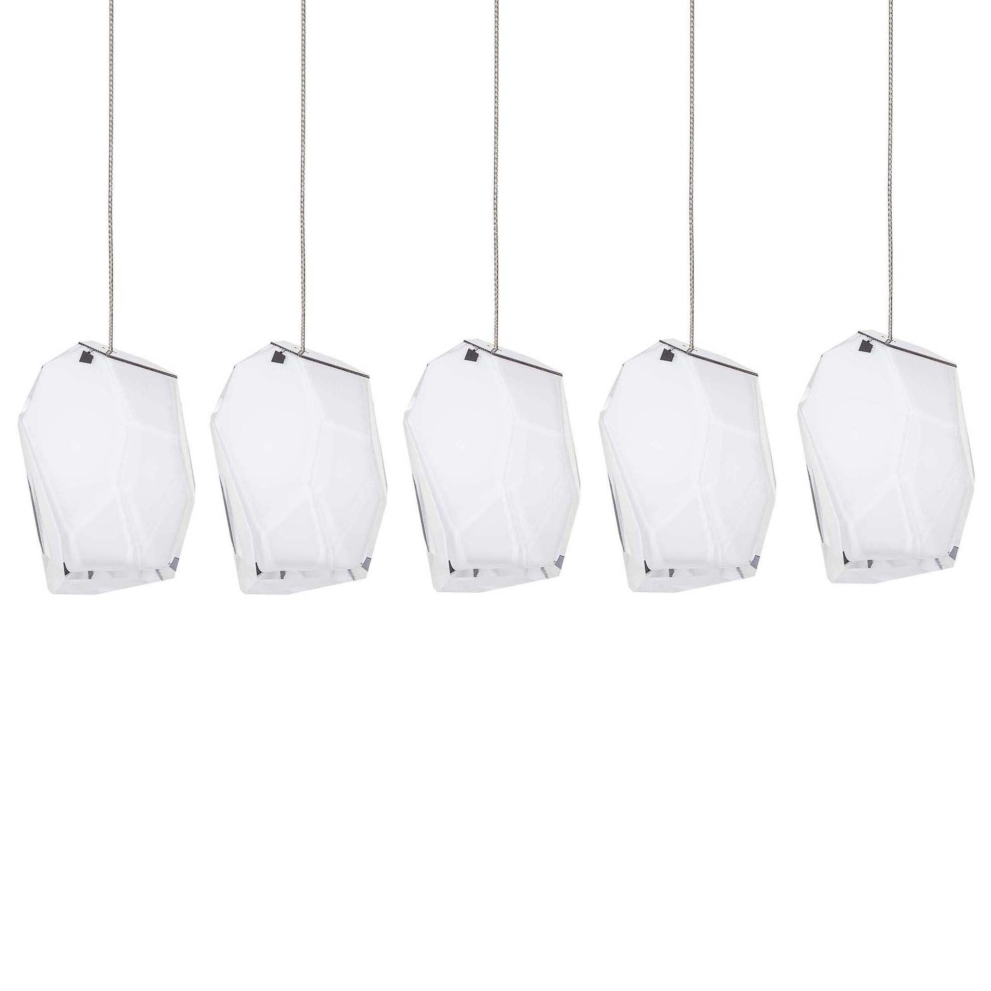 Crystal Rock Cluster Pendant Light-Neutral Decor